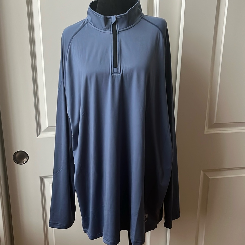 NWT XXXL Born Primitive Blue Quarter Zip Pullover